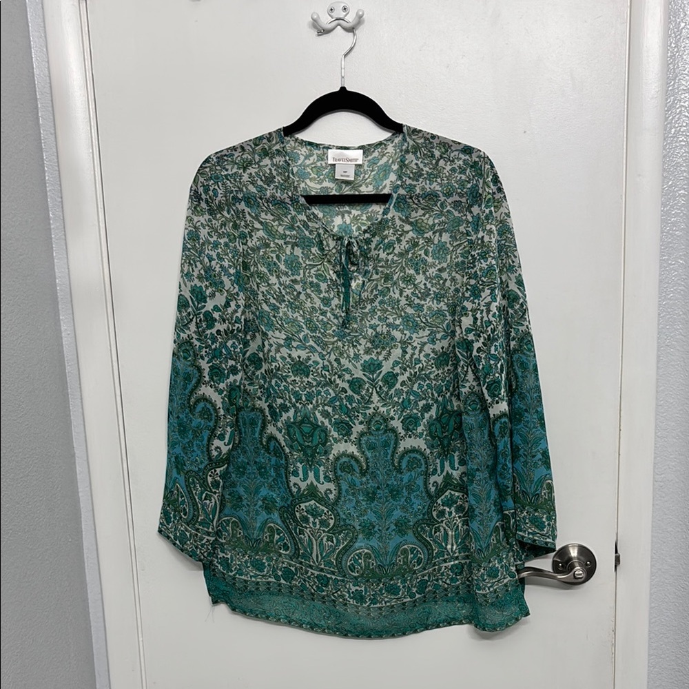 TravelSmith Green  Tunic